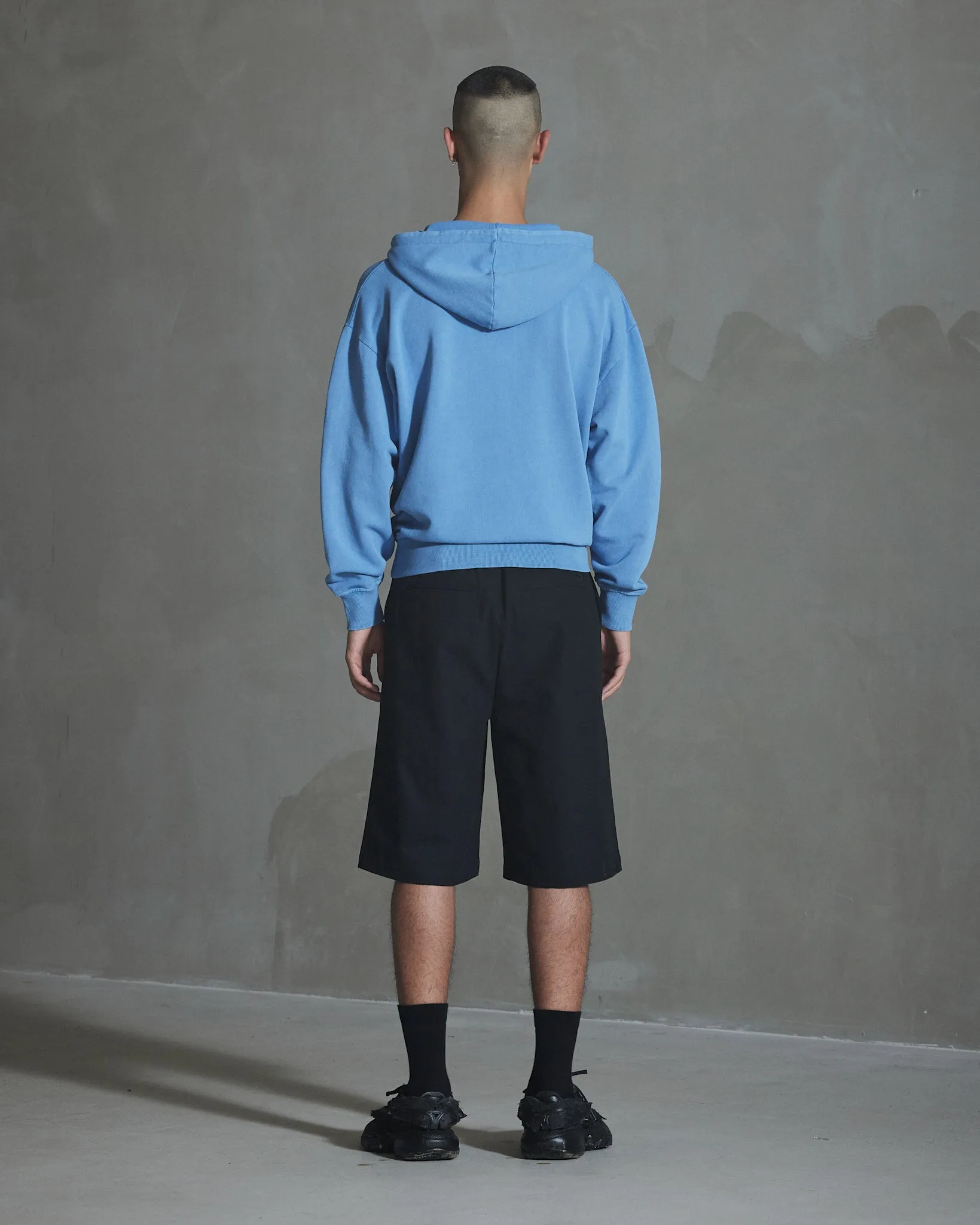 Snake Logo Oversized Hoodie - Dusty Blue sold by Han Kjøbenhavn product image thumbnail 2