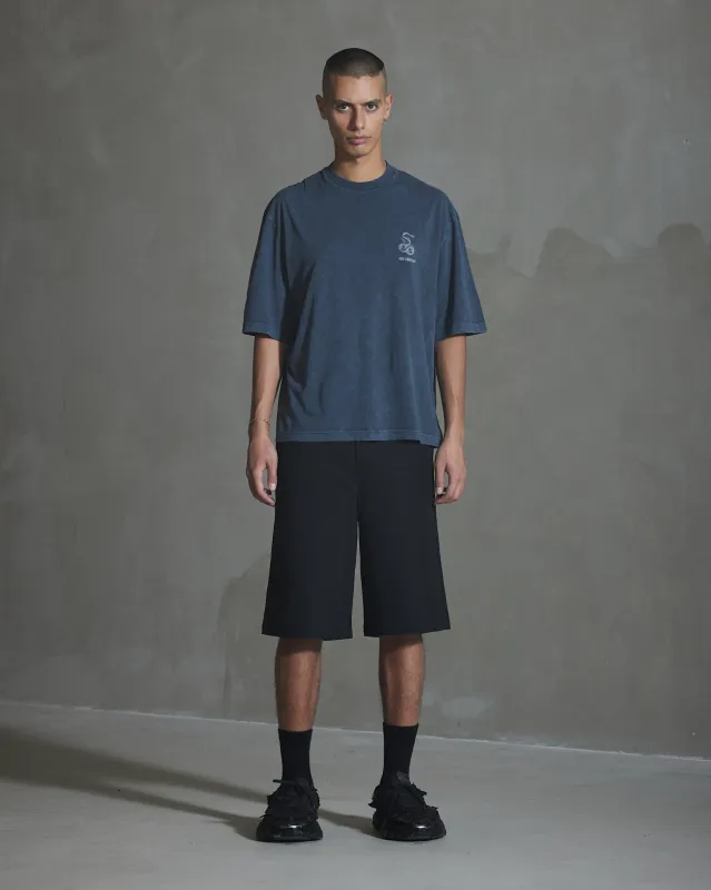 Snake Logo Oversized Tee - Dark Grey sold by Han Kjøbenhavn