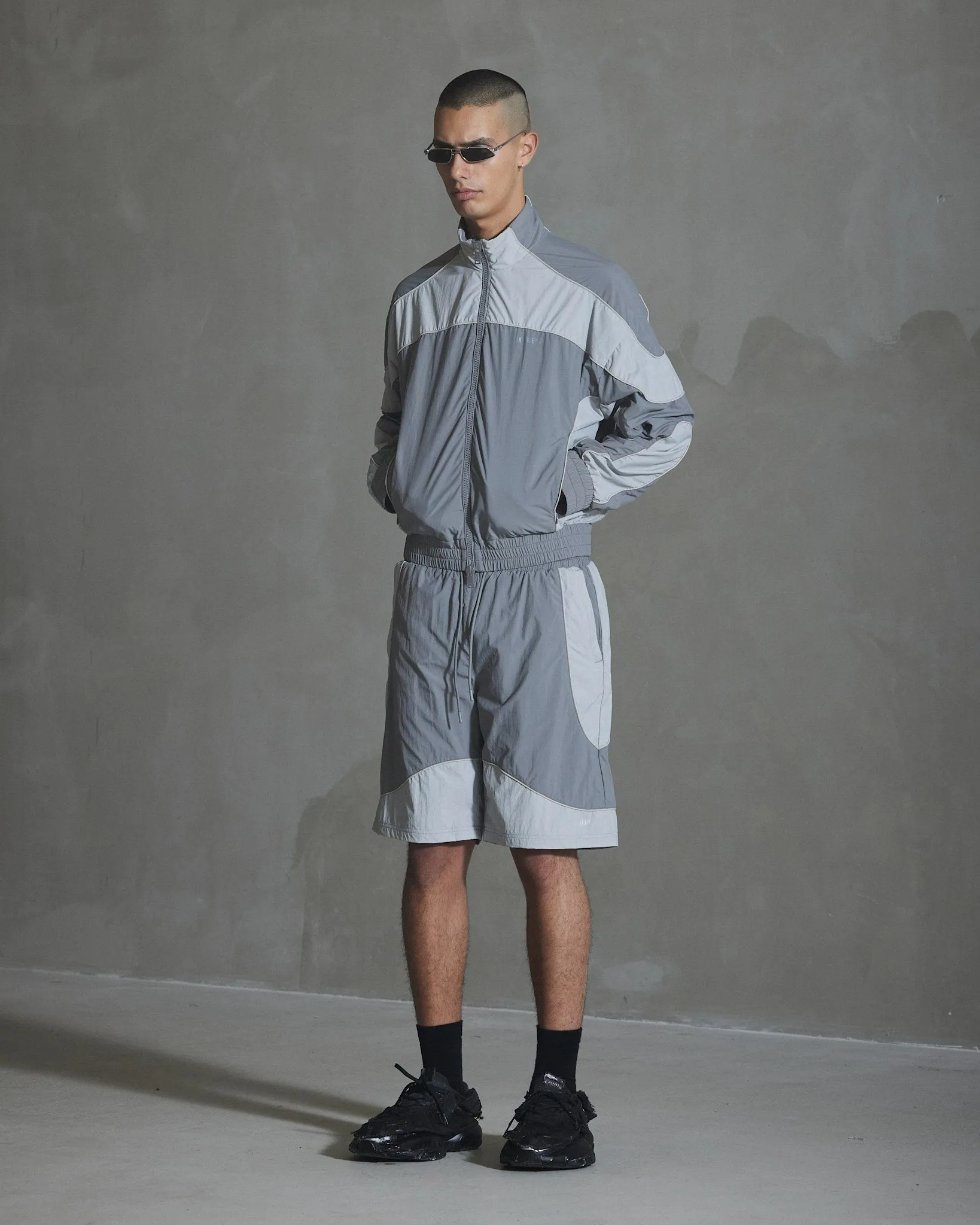 Panelled Track Jacket - Warm Grey sold by Han Kjøbenhavn product image thumbnail 2
