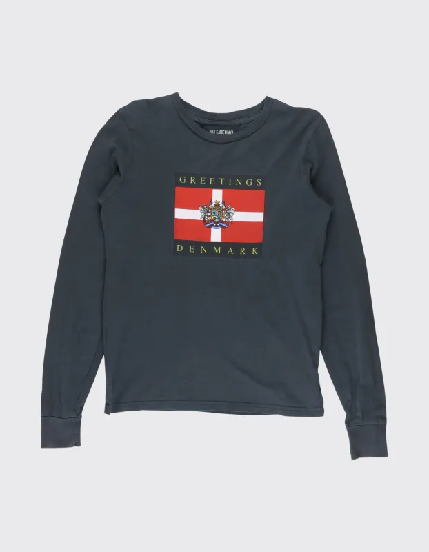 Second Life Artwork Long Sleeve T-shirt / S sold by Han Kjøbenhavn