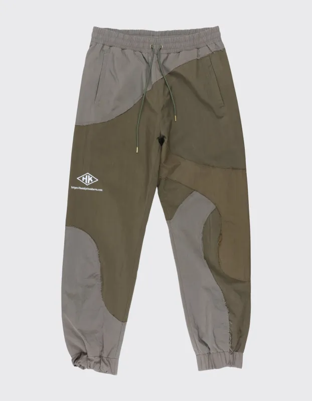 Second Life Patchwork Track Trousers / L sold by Han Kjøbenhavn