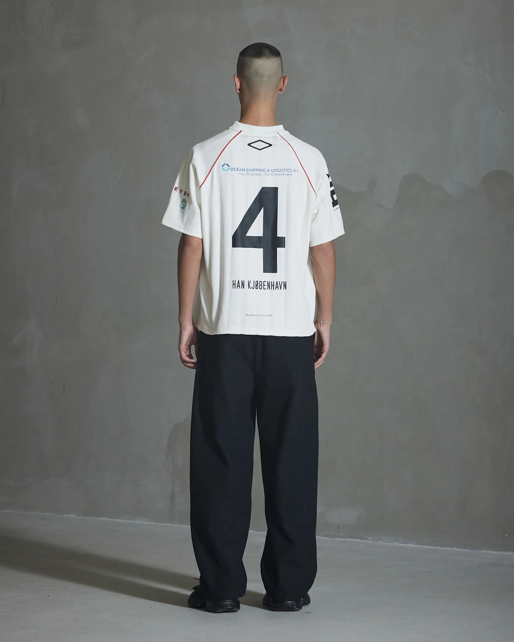 Sponsored Football Jersey SS - Off White sold by Han Kjøbenhavn product image thumbnail 2