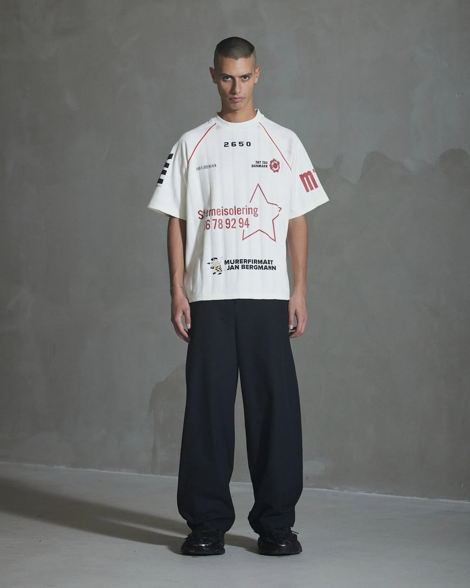 Sponsored Football Jersey SS - Off White sold by Han Kjøbenhavn