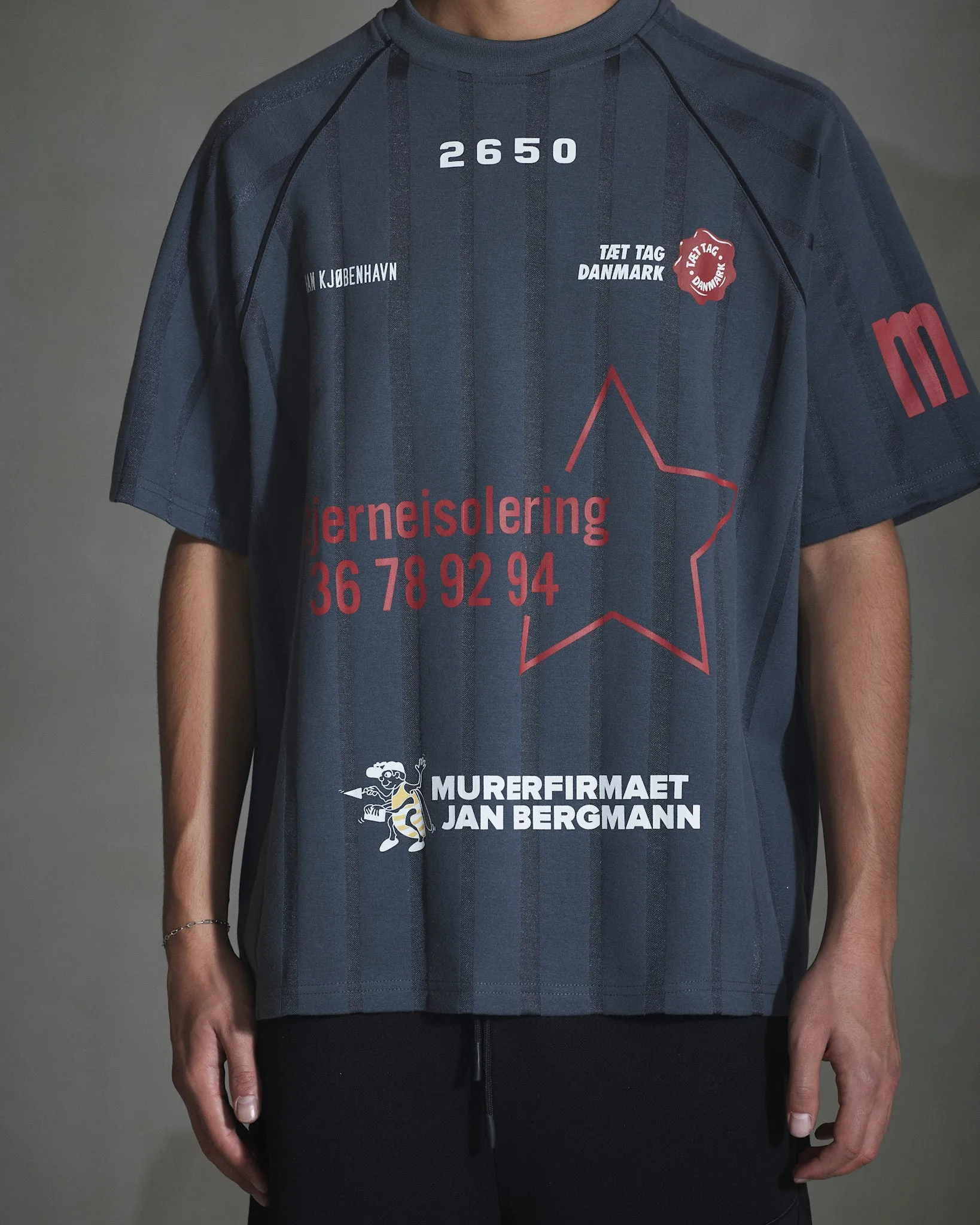 Sponsored Football Jersey SS - Dark Grey sold by Han Kjøbenhavn product image thumbnail 4