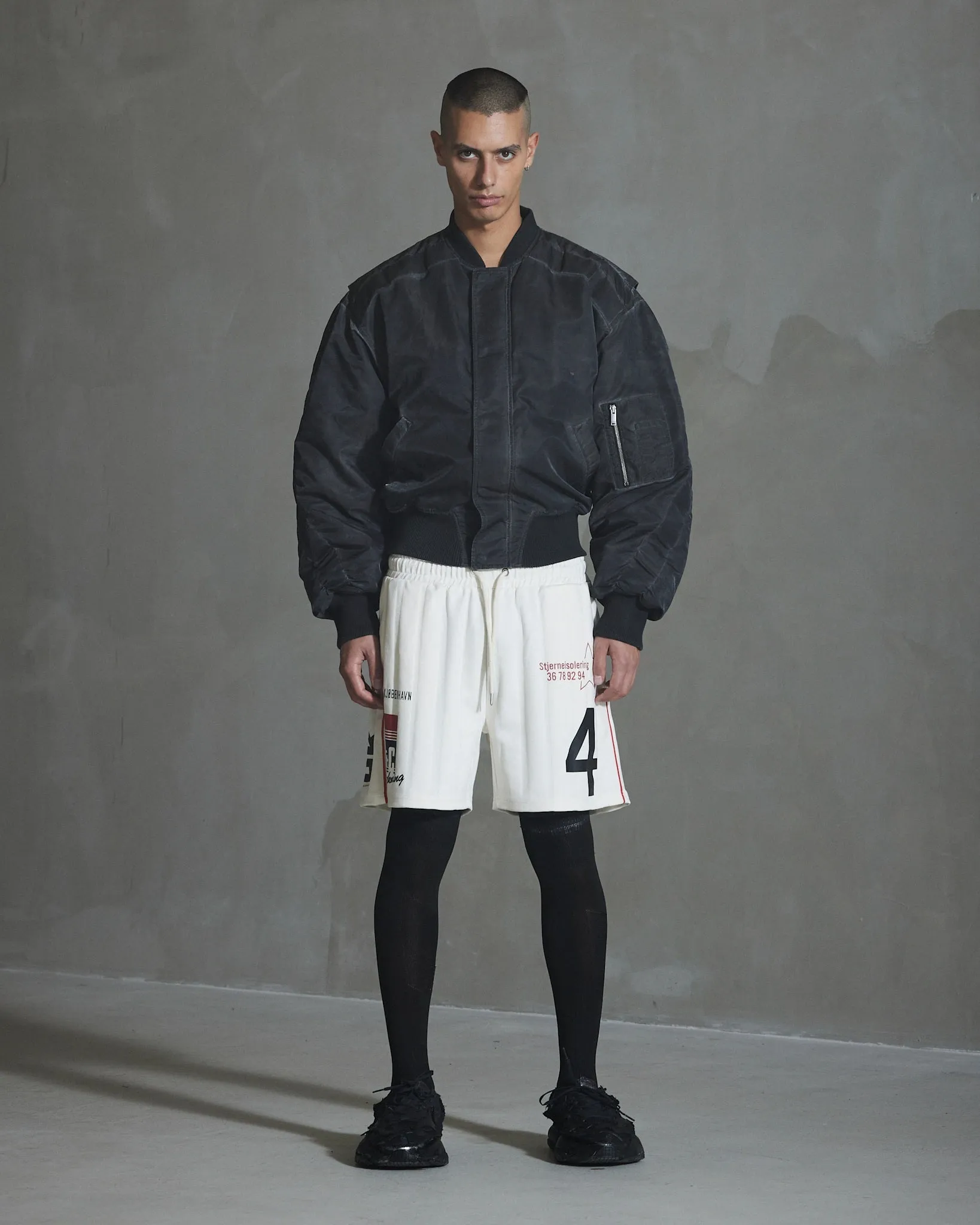 Sponsored Football Jersey Shorts - Off White sold by Han Kjøbenhavn