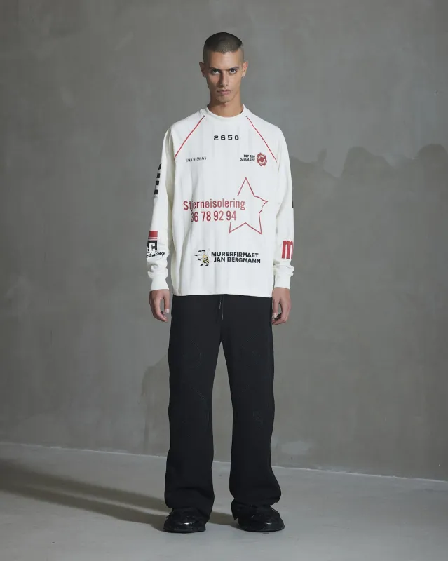 Sponsored Football Jersey LS - Off White sold by Han Kjøbenhavn