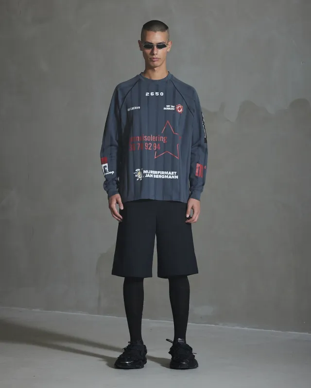 Sponsored Football Jersey LS - Dark Grey made by Han Kjøbenhavn