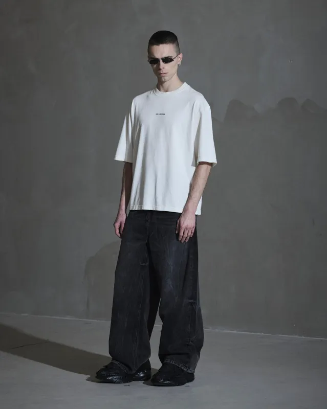Graphic Oversized Tee - Off White sold by Han Kjøbenhavn