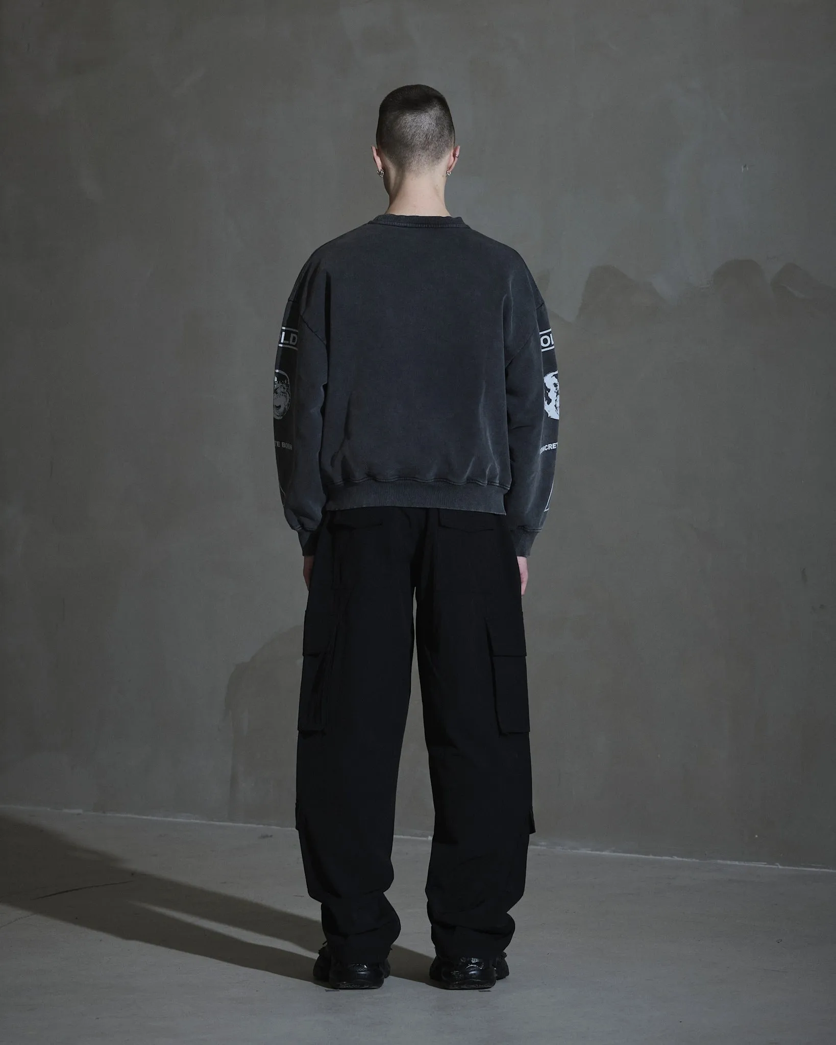 Graphic Printed Crewneck - Dark Grey sold by Han Kjøbenhavn product image thumbnail 2