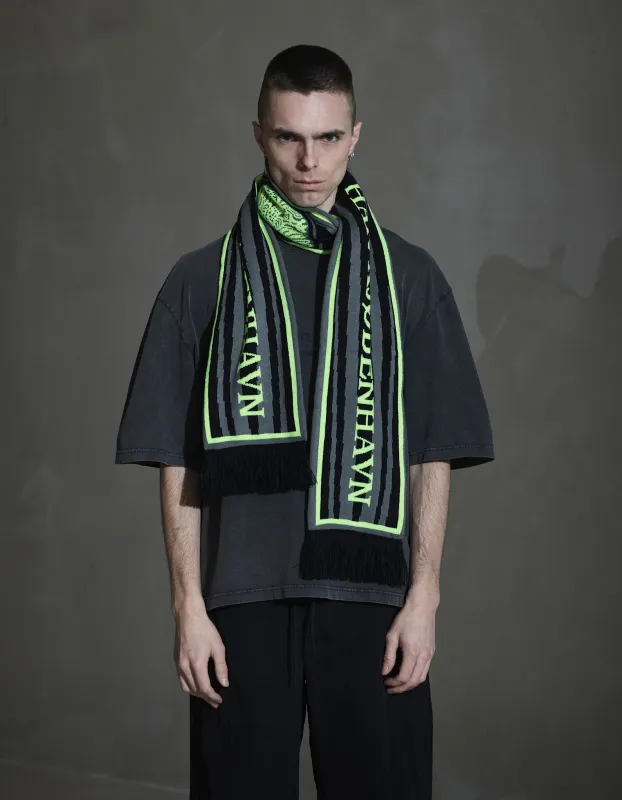 HK Football Scarf - Lime sold by Han Kjøbenhavn