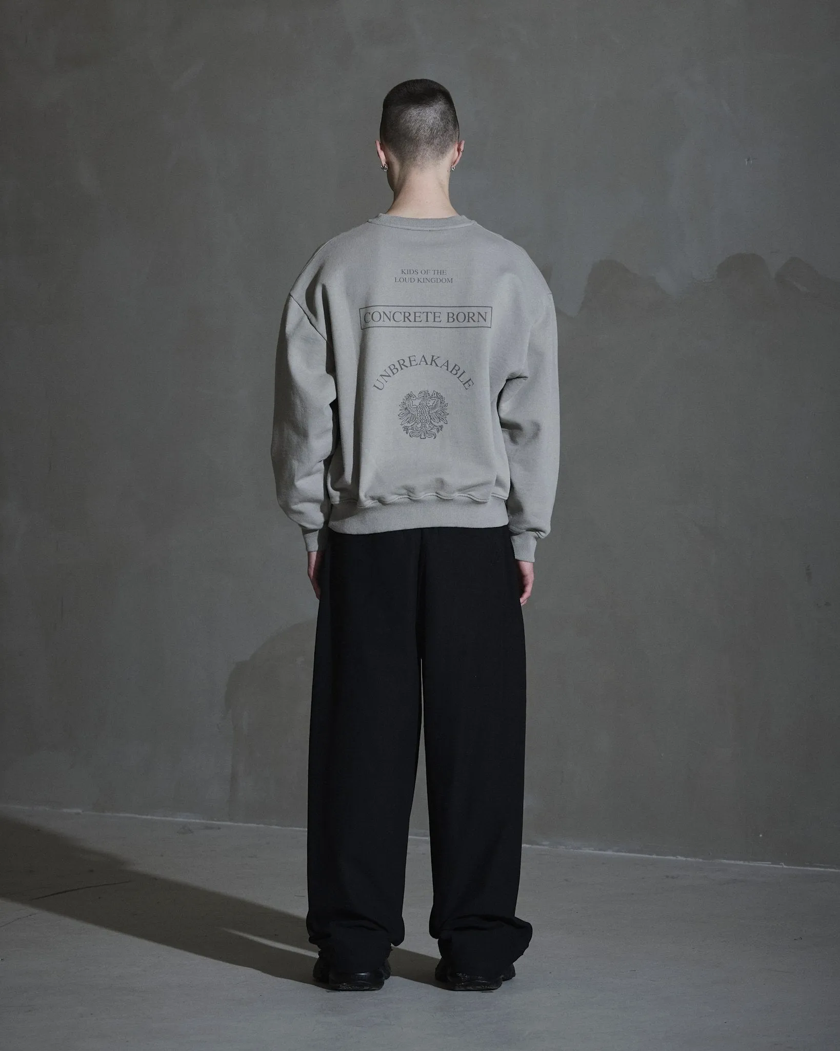 Kingdom Oversized Crewneck - Rock Grey sold by Han Kjøbenhavn product image thumbnail 2