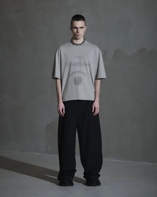 Kingdom Oversized Tee - Rock Grey sold by Han Kjøbenhavn
