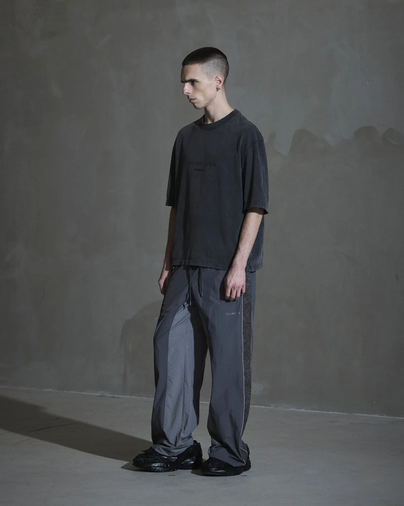 Logo Oversized Tee - Dark Grey sold by Han Kjøbenhavn