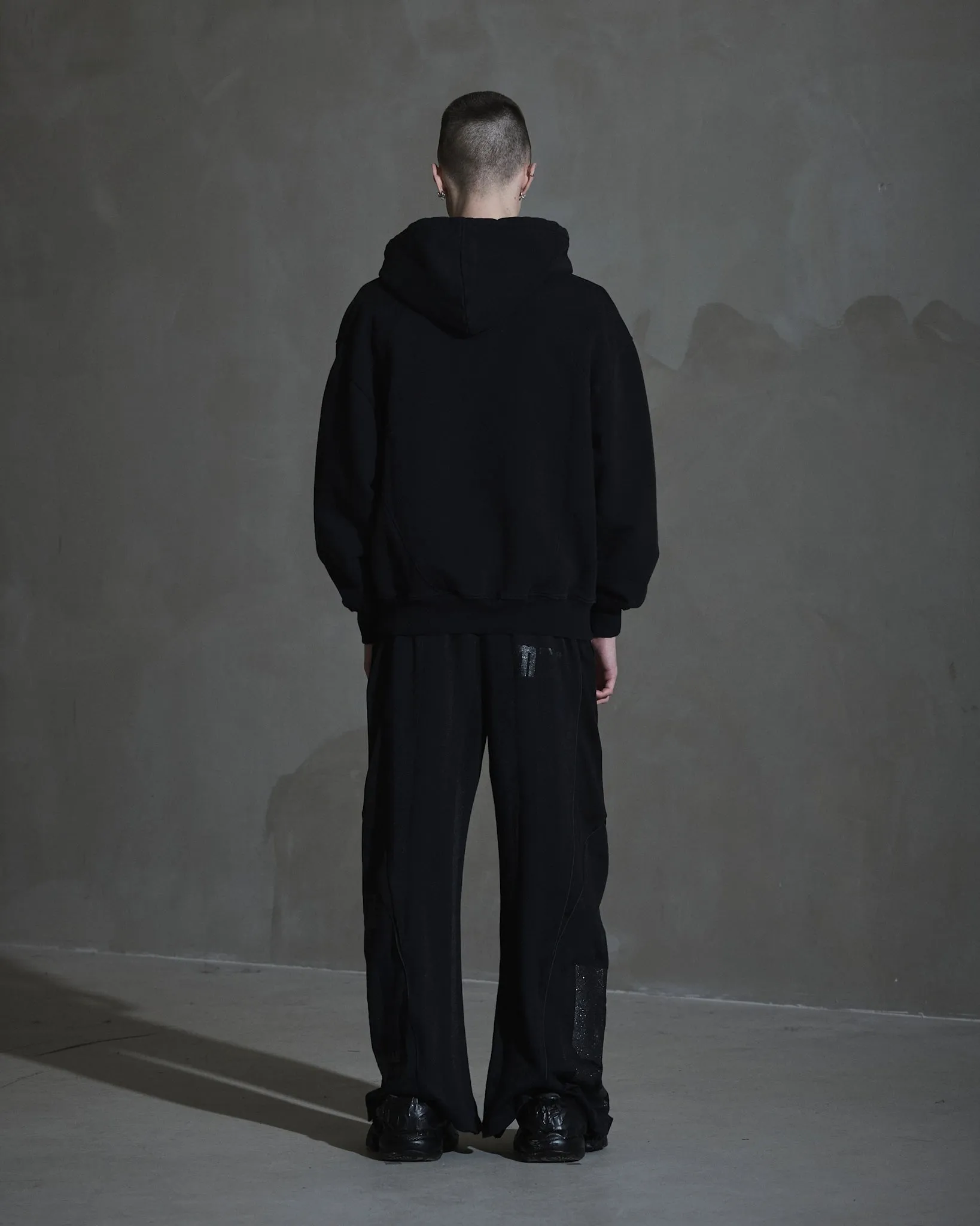 Logo Oversized Hoodie - Black sold by Han Kjøbenhavn product image thumbnail 2