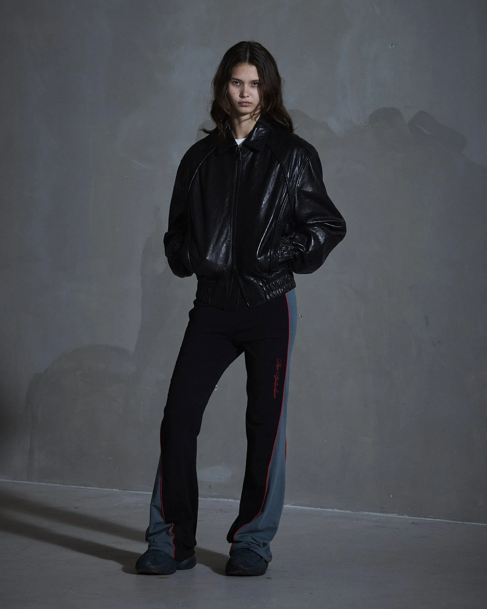 Crunch Leather Biker Jacket - Black sold by Han Kjøbenhavn product image thumbnail 4