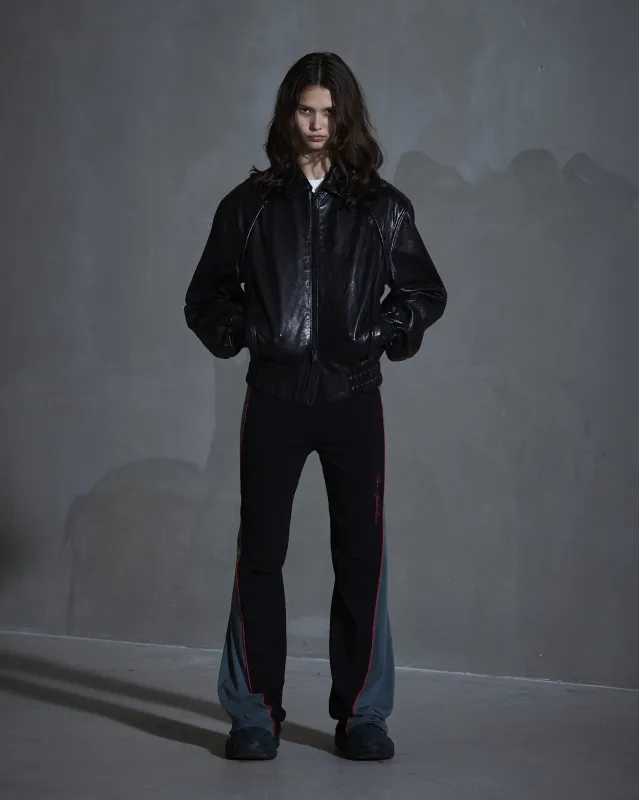 Crunch Leather Biker Jacket - Black sold by Han Kjøbenhavn