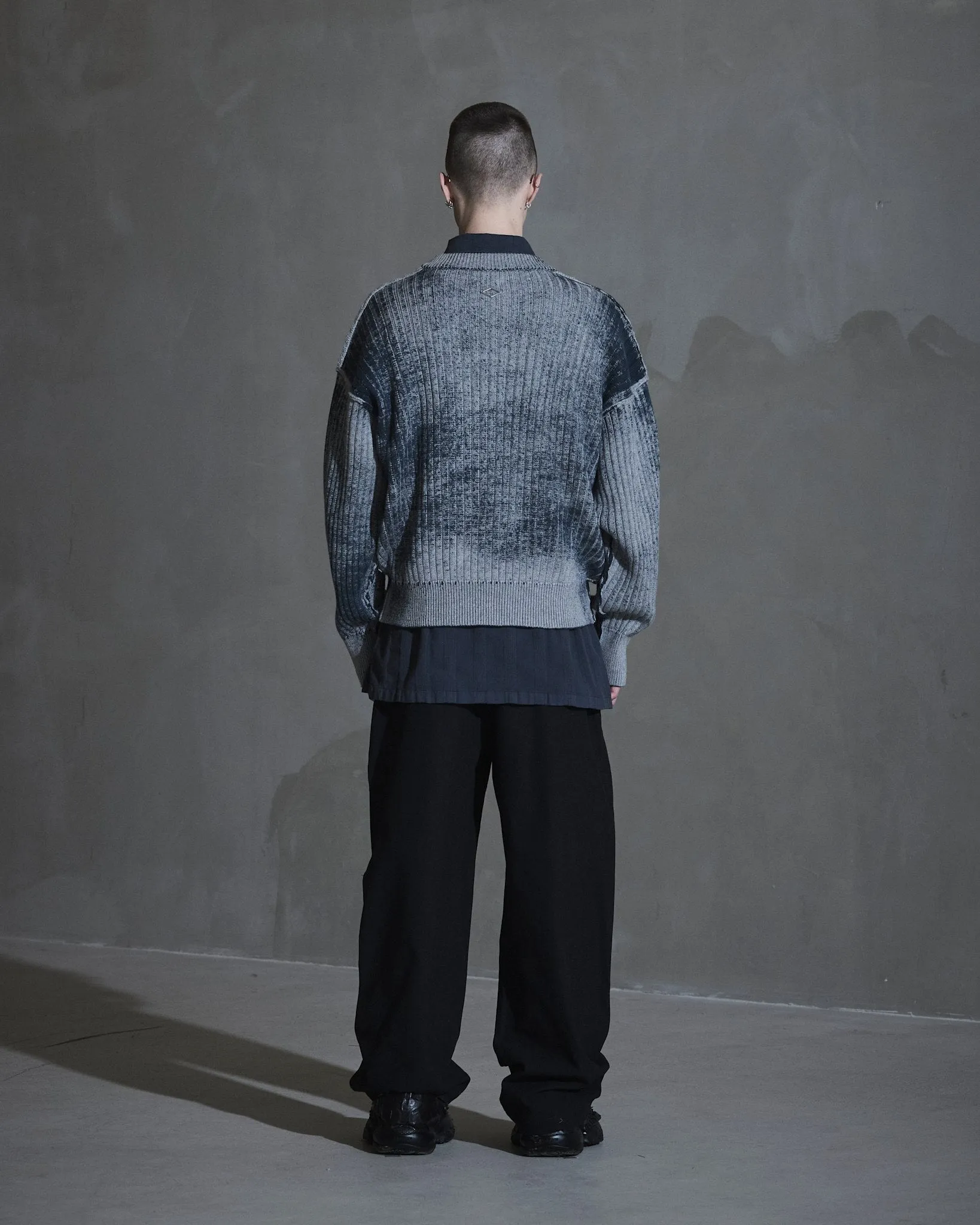 Printed Rib Knit - Dusty grey sold by Han Kjøbenhavn product image thumbnail 3