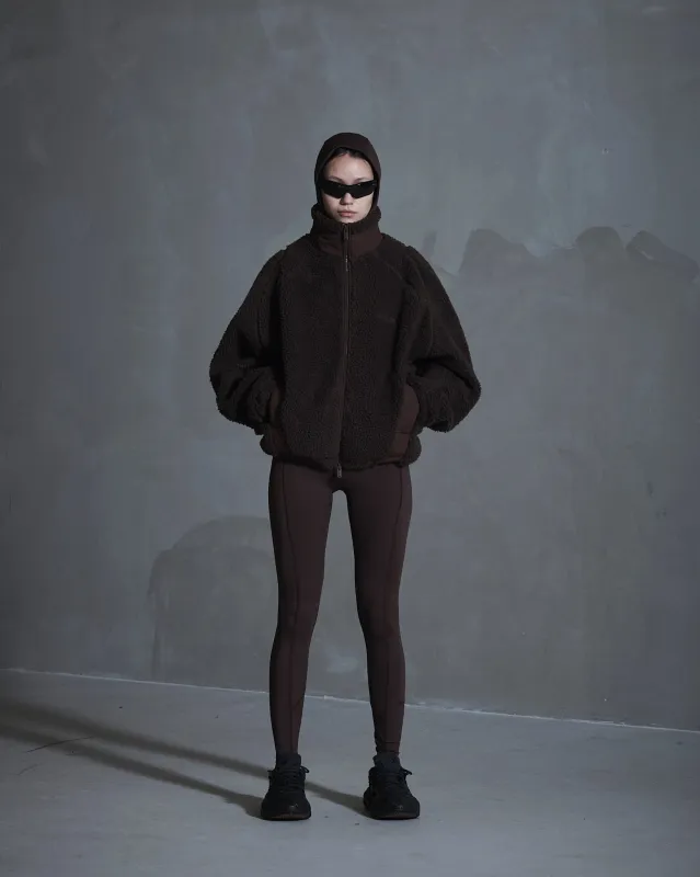 Fleece Jacket - Coffe Brown sold by Han Kjøbenhavn