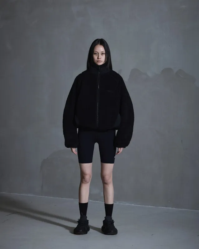 Silence Fleece Jacket - Anthracite Black made by Han Kjøbenhavn