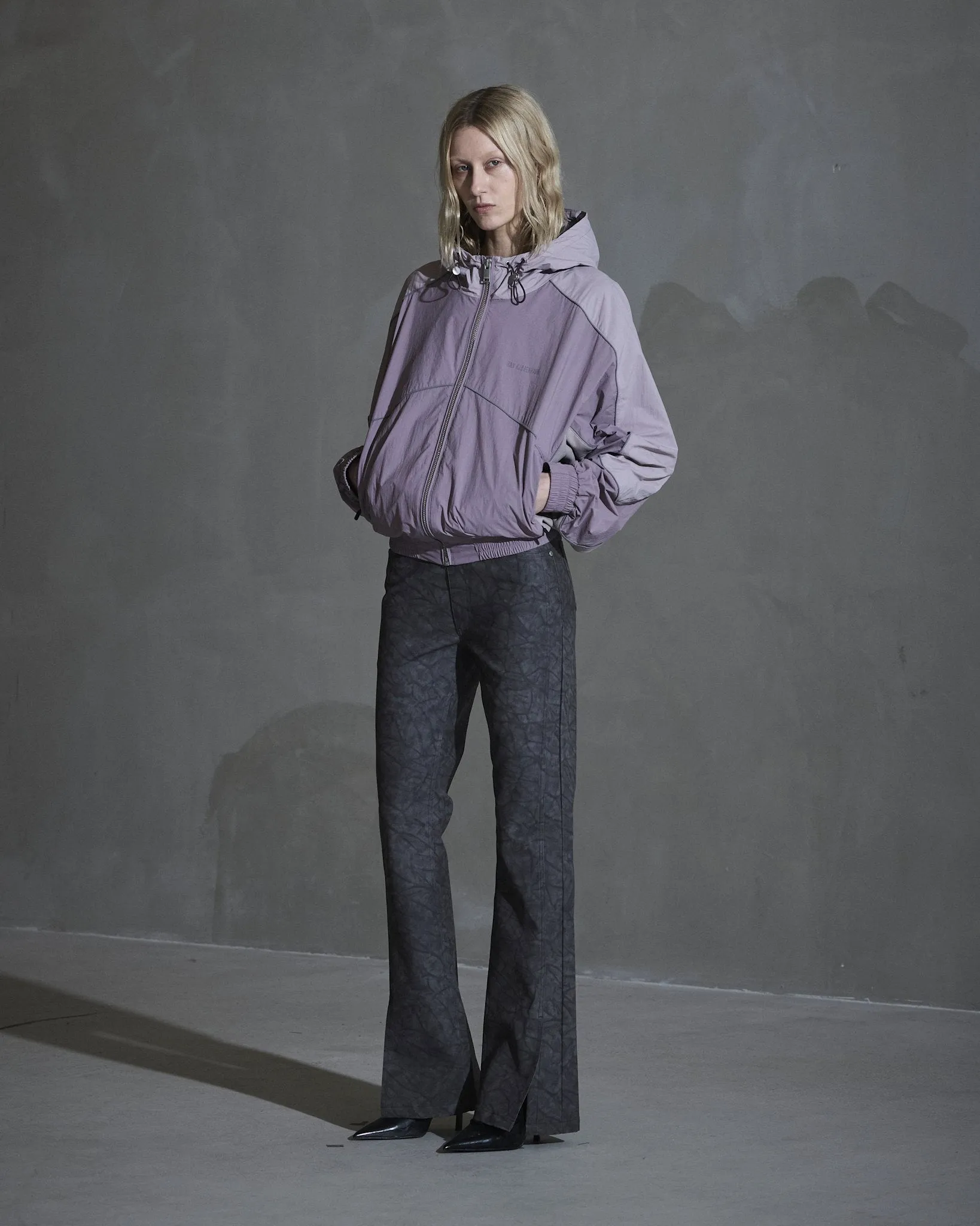 Detailed Track Jacket - Dusty Purple sold by Han Kjøbenhavn product image thumbnail 3