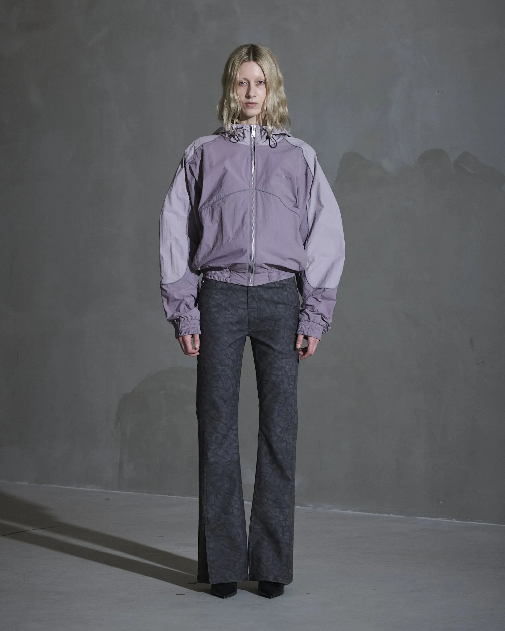Detailed Track Jacket - Dusty Purple sold by Han Kjøbenhavn