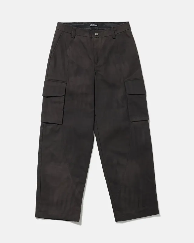 Cotton Cargo Trousers - Dark Brown sold by Han Kjøbenhavn