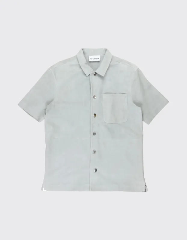 Second Life Suede Camp Collar Shirt / 46 sold by Han Kjøbenhavn