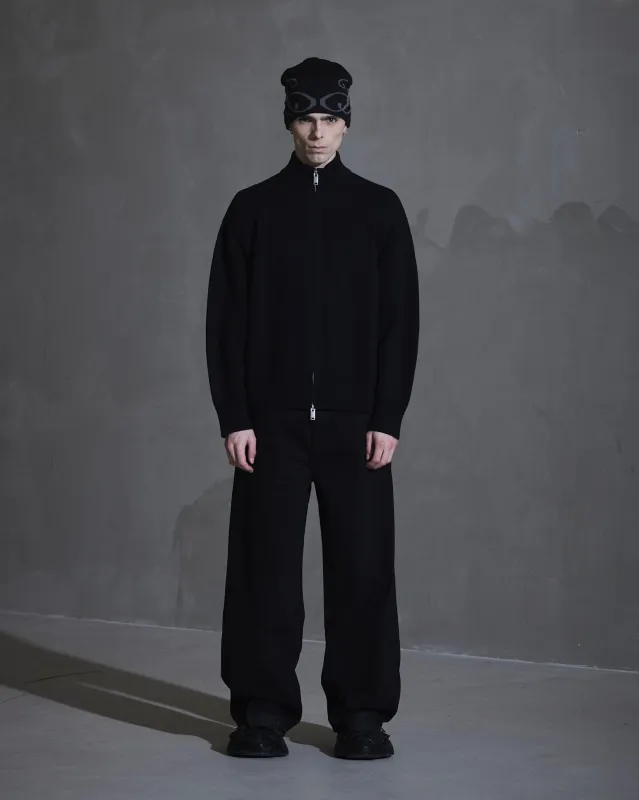 Diamond Knit Cardigan - Black sold by Han Kjøbenhavn