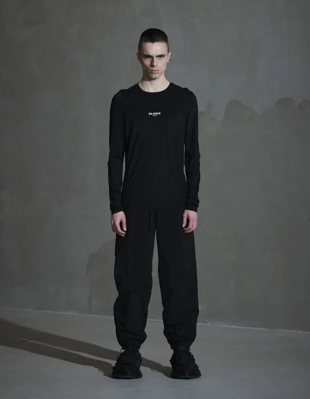 Silence Technical Tee LS - Anthracite Black sold by Han Kjøbenhavn