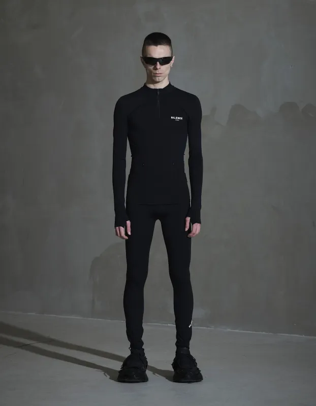 Silence Technical Half Zip - Anthracite Black sold by Han Kjøbenhavn
