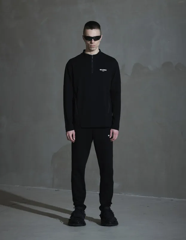 Silence Half Zip - Black sold by Han Kjøbenhavn