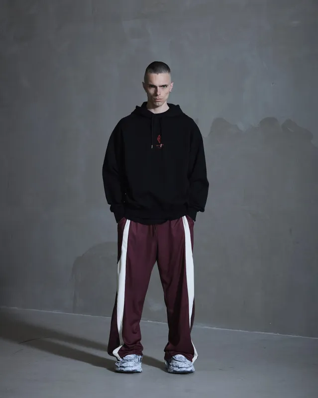 Diamond Loose Hoodie - Black made by Han Kjøbenhavn