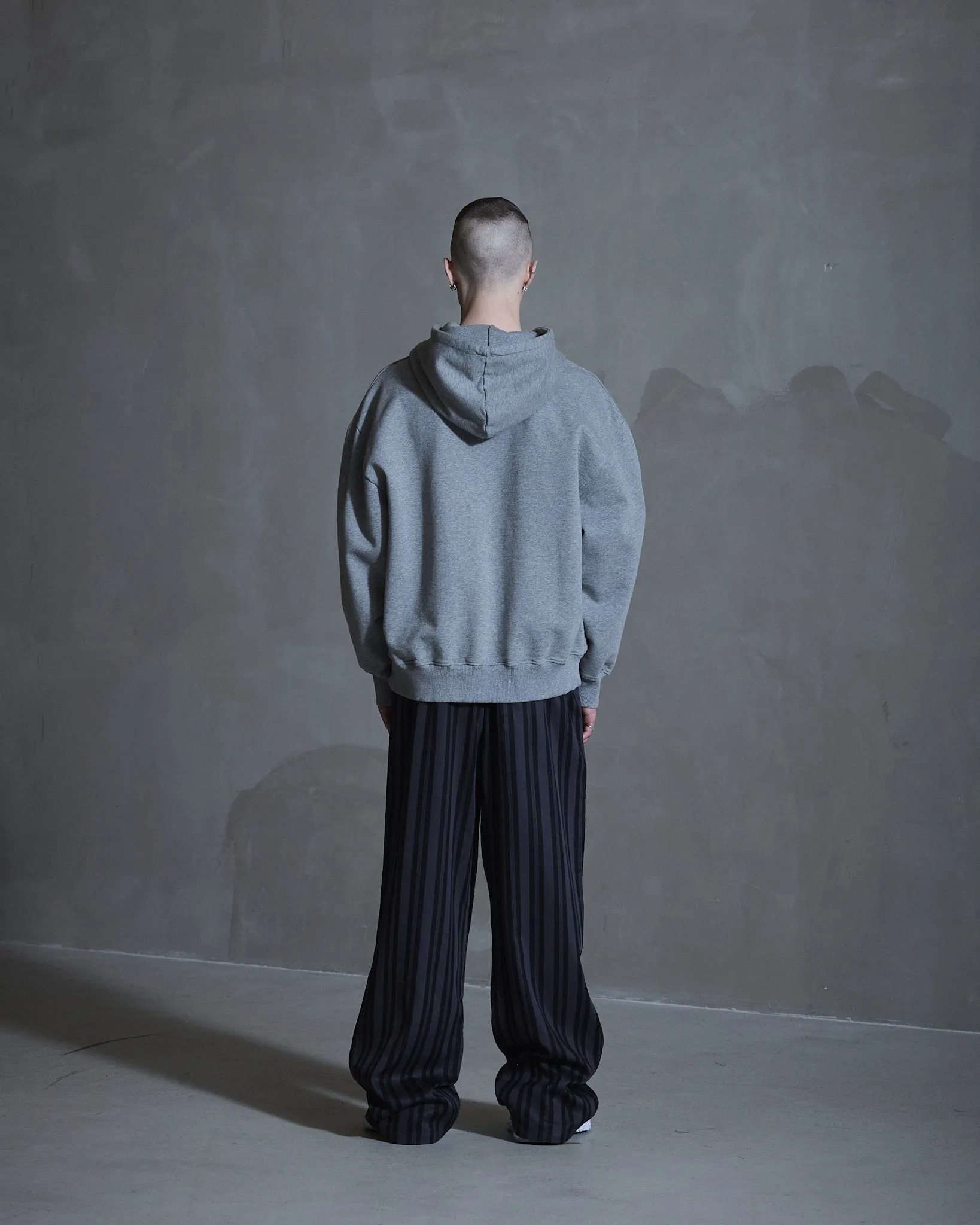 Diamond Loose Hoodie - Grey Melange sold by Han Kjøbenhavn product image thumbnail 4