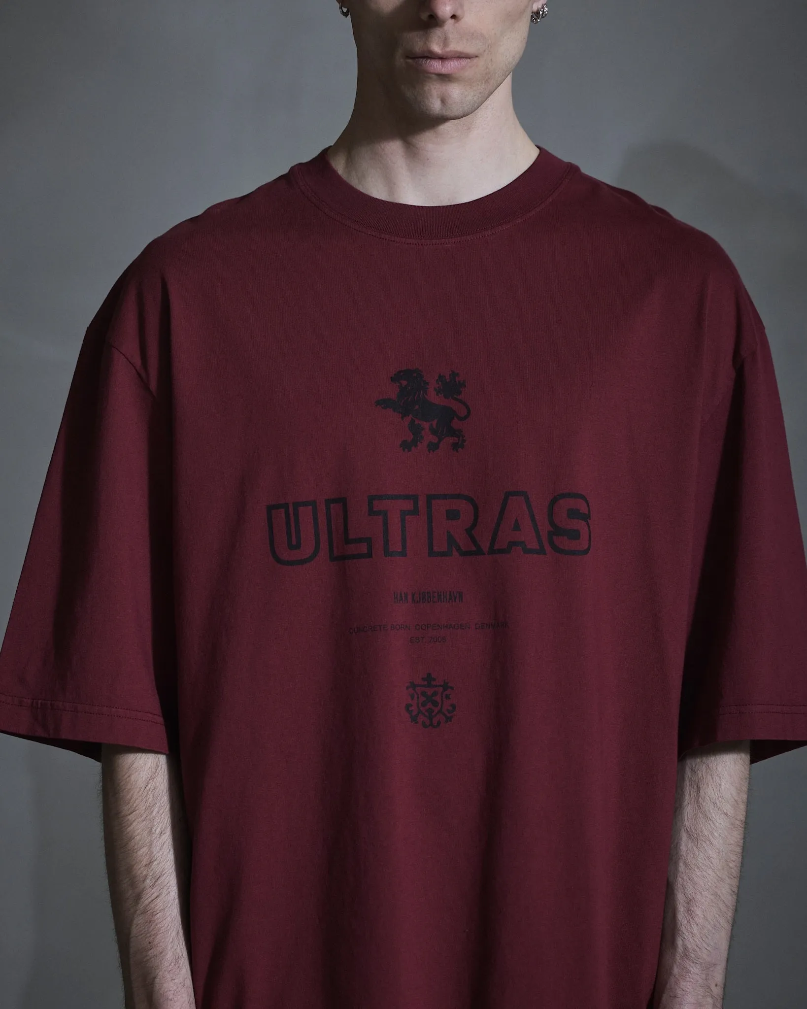 Ultras Oversized Tee - Red sold by Han Kjøbenhavn product image thumbnail 3