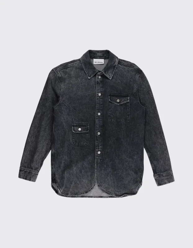 Second Life Denim Army Shirt / 50 sold by Han Kjøbenhavn