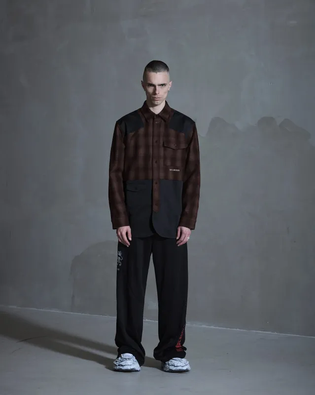 Patch Army Shirt - Dark Brown made by Han Kjøbenhavn