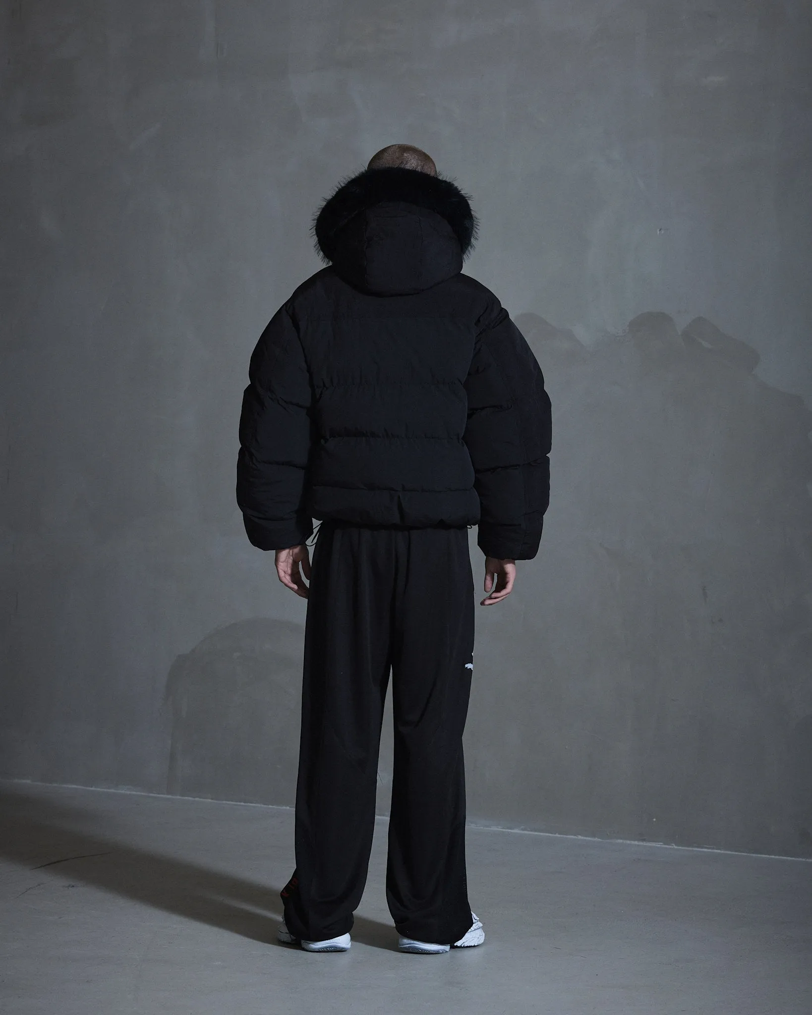 Hooded Puffer Jacket - Black sold by Han Kjøbenhavn product image thumbnail 2