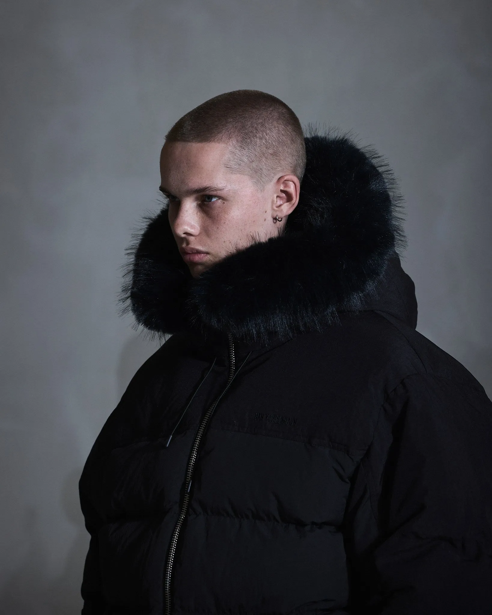 Hooded Puffer Jacket - Black sold by Han Kjøbenhavn product image thumbnail 5