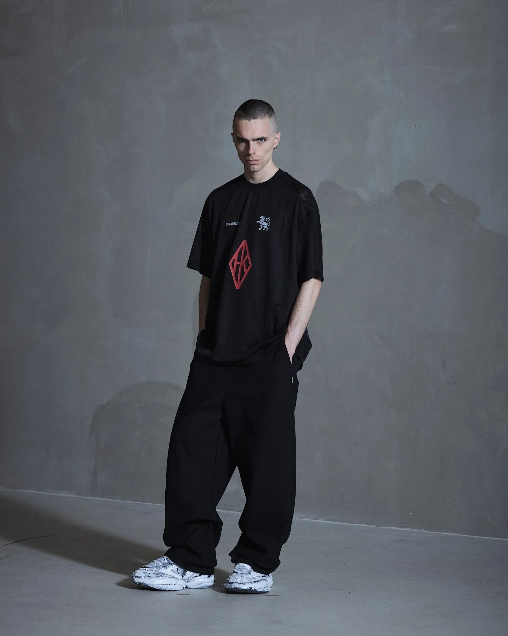 Diamond Football Tee - Black sold by Han Kjøbenhavn