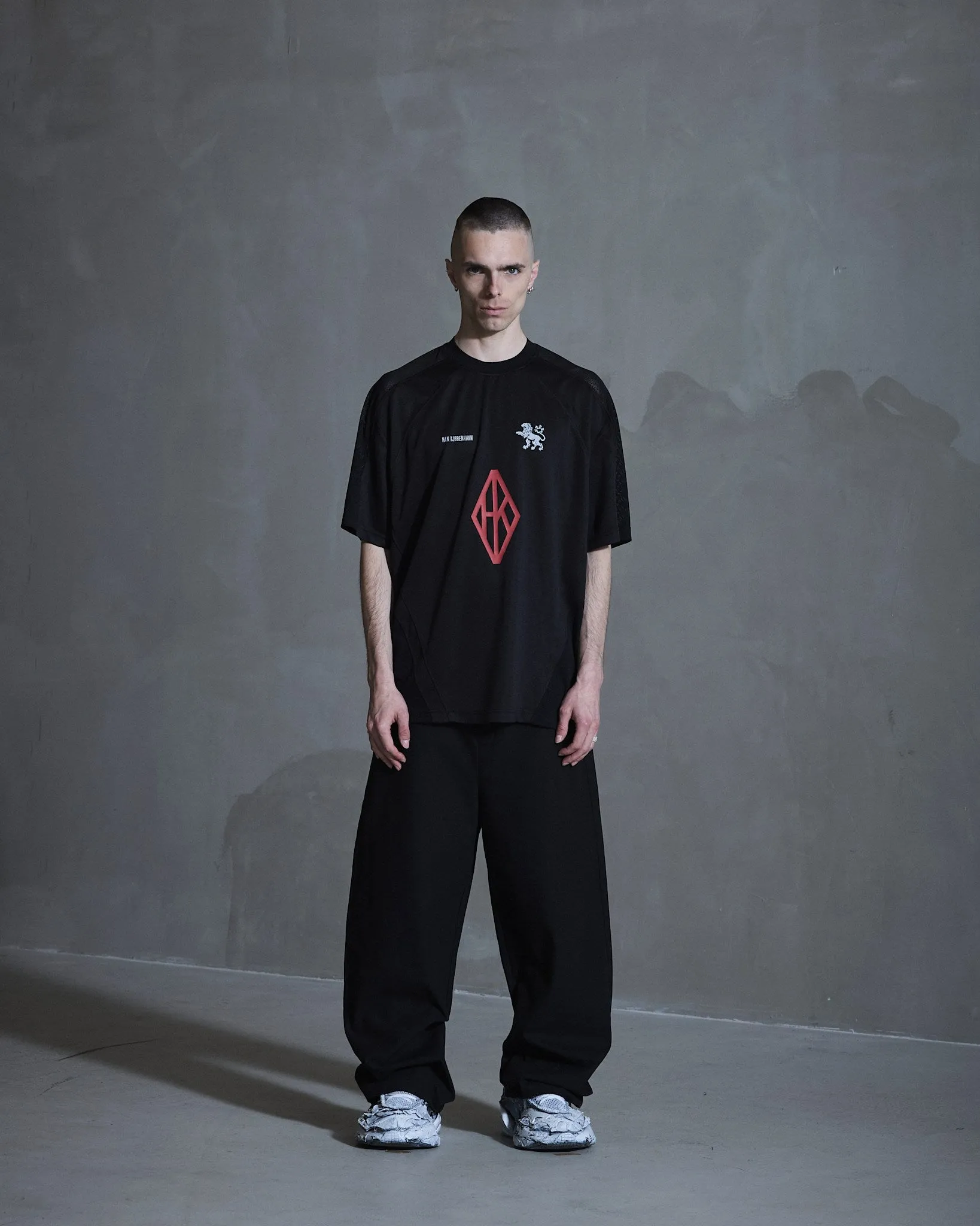 Diamond Football Tee - Black sold by Han Kjøbenhavn product image thumbnail 3