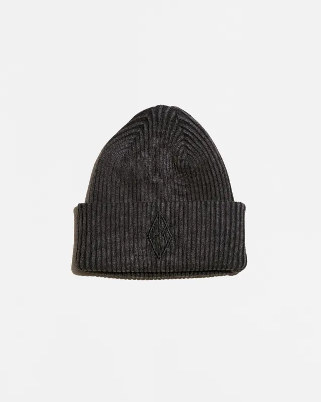 Diamond Logo Beanie - Black sold by Han Kjøbenhavn