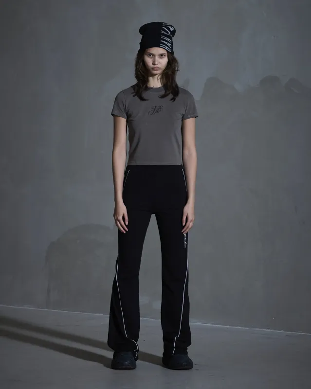 Monogram Mini Tee - Dusty Brown made by Han Kjøbenhavn