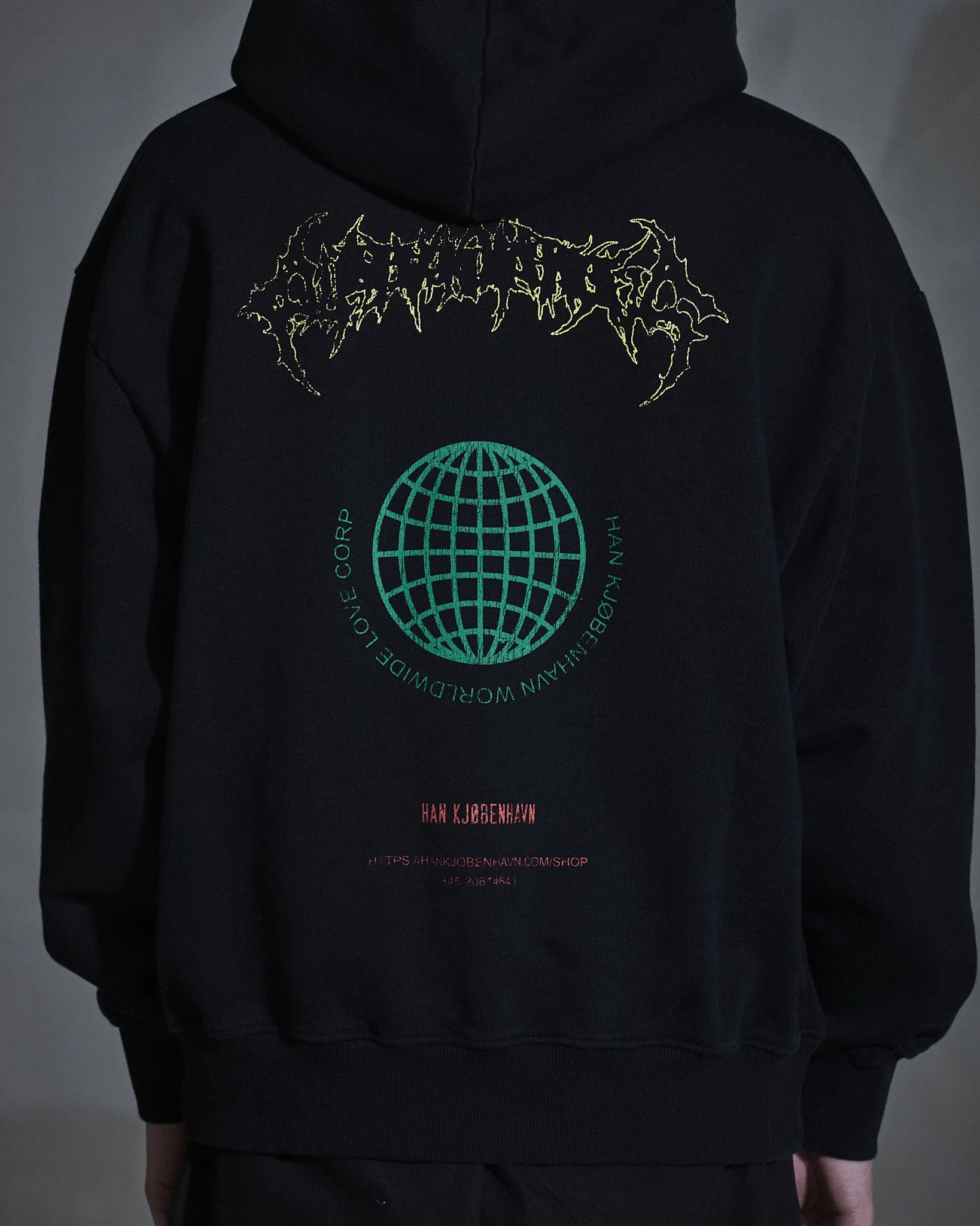 Love Corp Oversized Hoodie - Black sold by Han Kjøbenhavn product image thumbnail 4