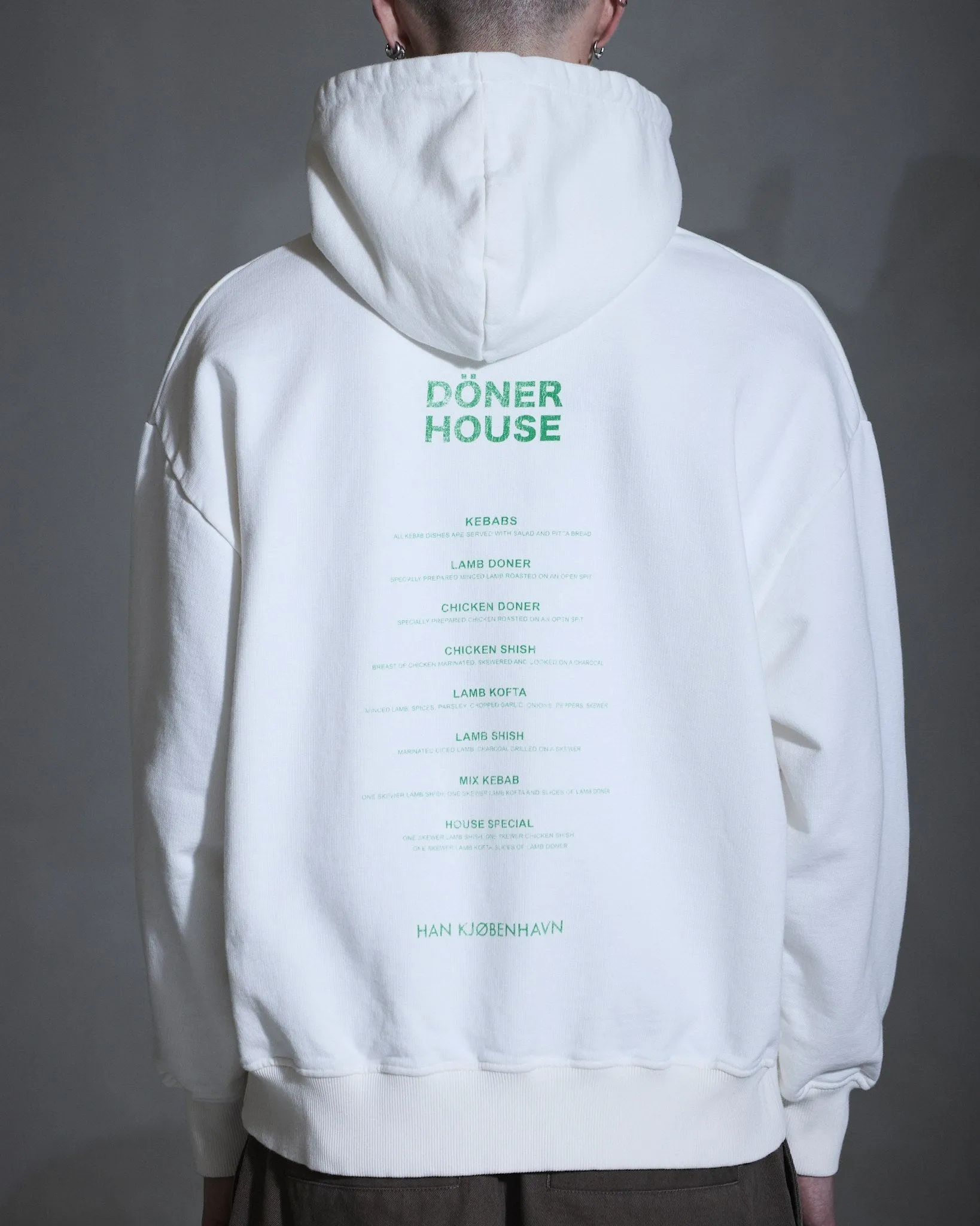 Döner House Oversized Hoodie - Off White sold by Han Kjøbenhavn product image thumbnail 4