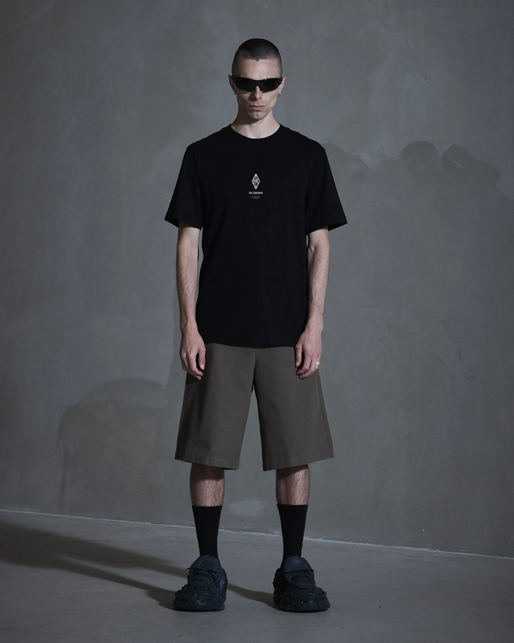 Diamond Tee - Black/White sold by Han Kjøbenhavn