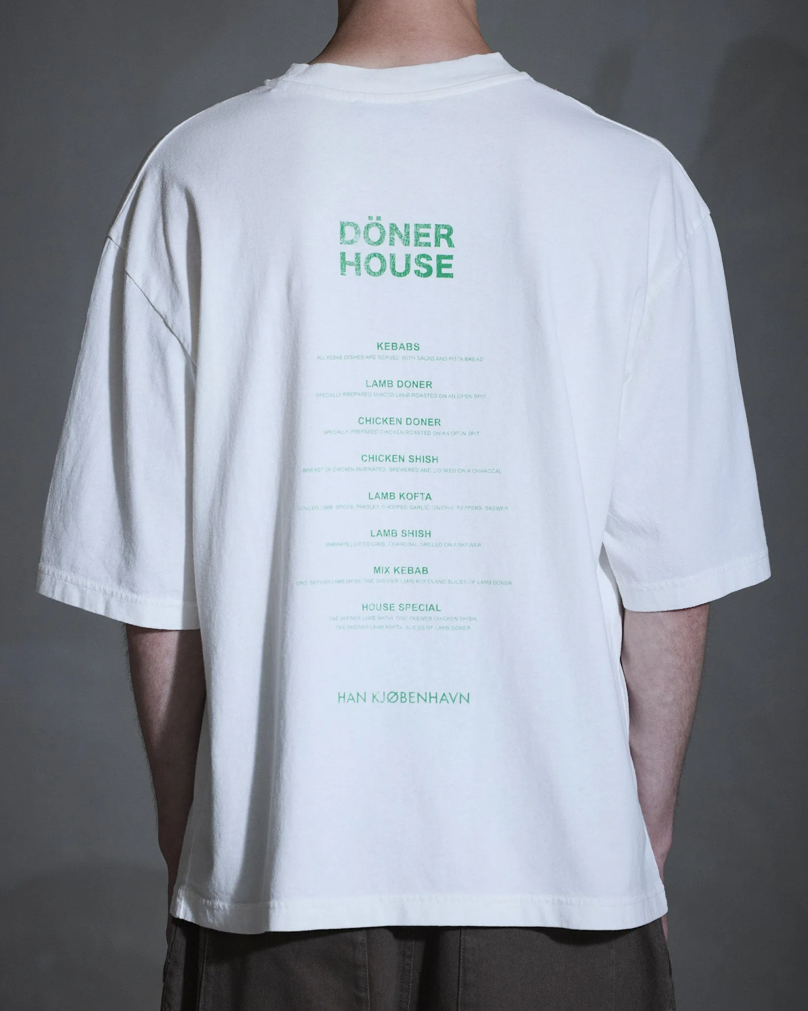 Döner House Oversized Tee - Off White sold by Han Kjøbenhavn product image thumbnail 3