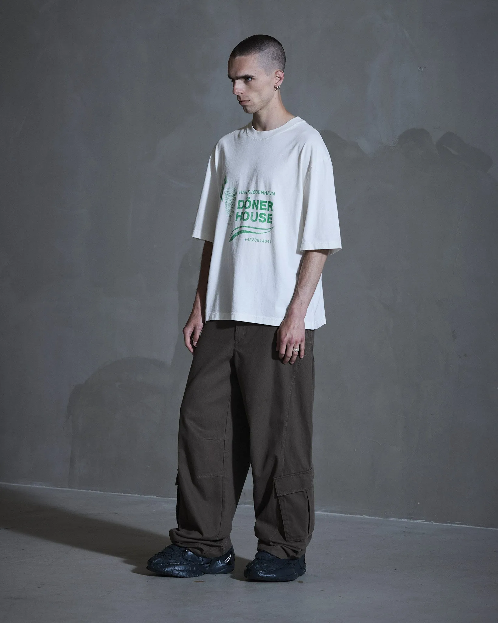 Döner House Oversized Tee - Off White sold by Han Kjøbenhavn product image thumbnail 4