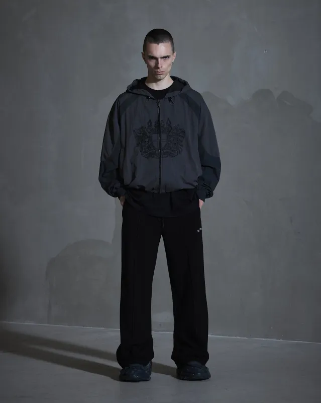 Crest Logo Track Jacket - Black made by Han Kjøbenhavn