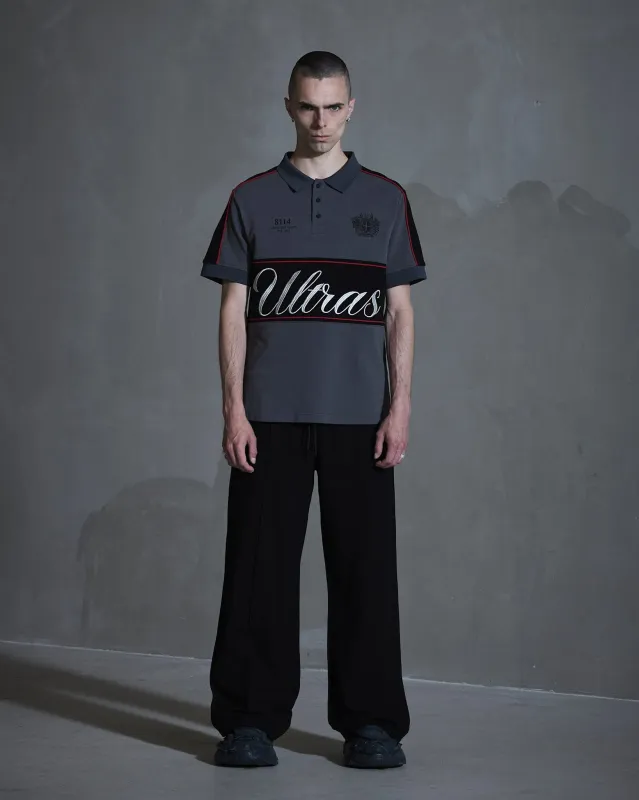 Logo Polo Tee - Dark Grey made by Han Kjøbenhavn
