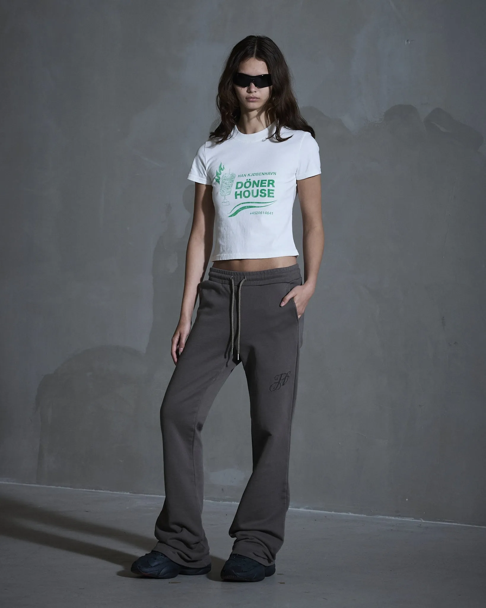 Monogram Jersey Trousers - Dusty Brown sold by Han Kjøbenhavn product image thumbnail 5